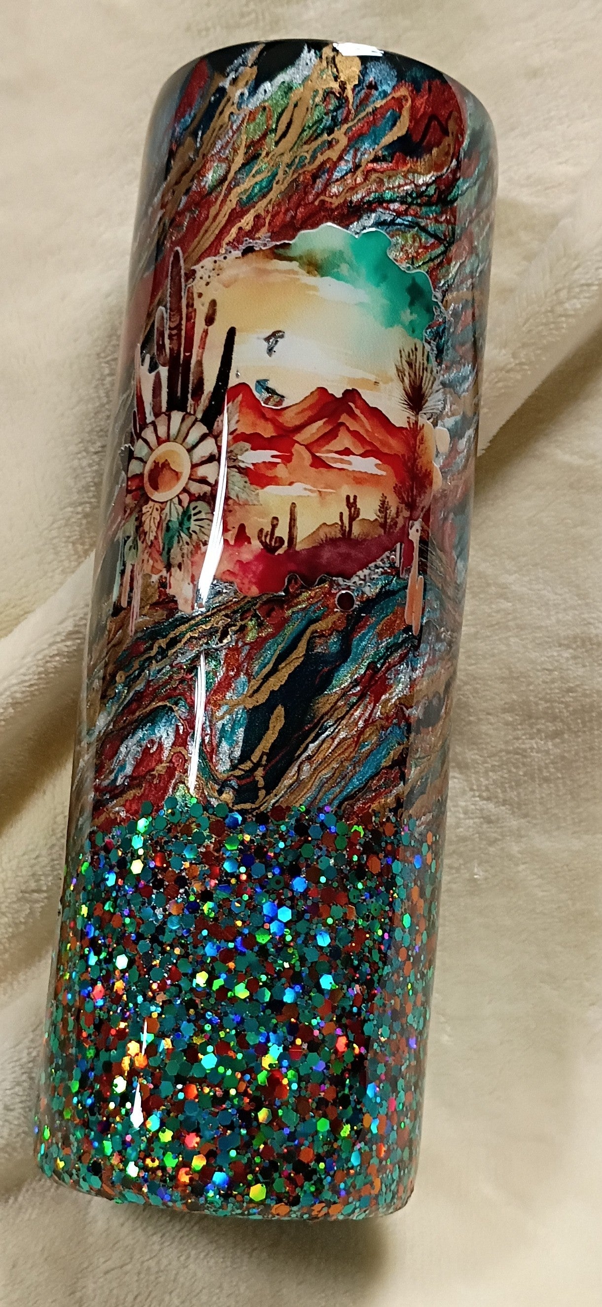 Desert Skies & Graffiti Grit – 30oz HOGG Western Tumbler