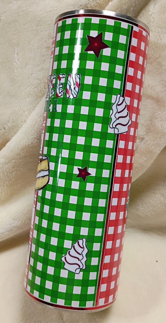 Plaid & Pastry Christmas Cheer – 20 oz HOGG Tumbler