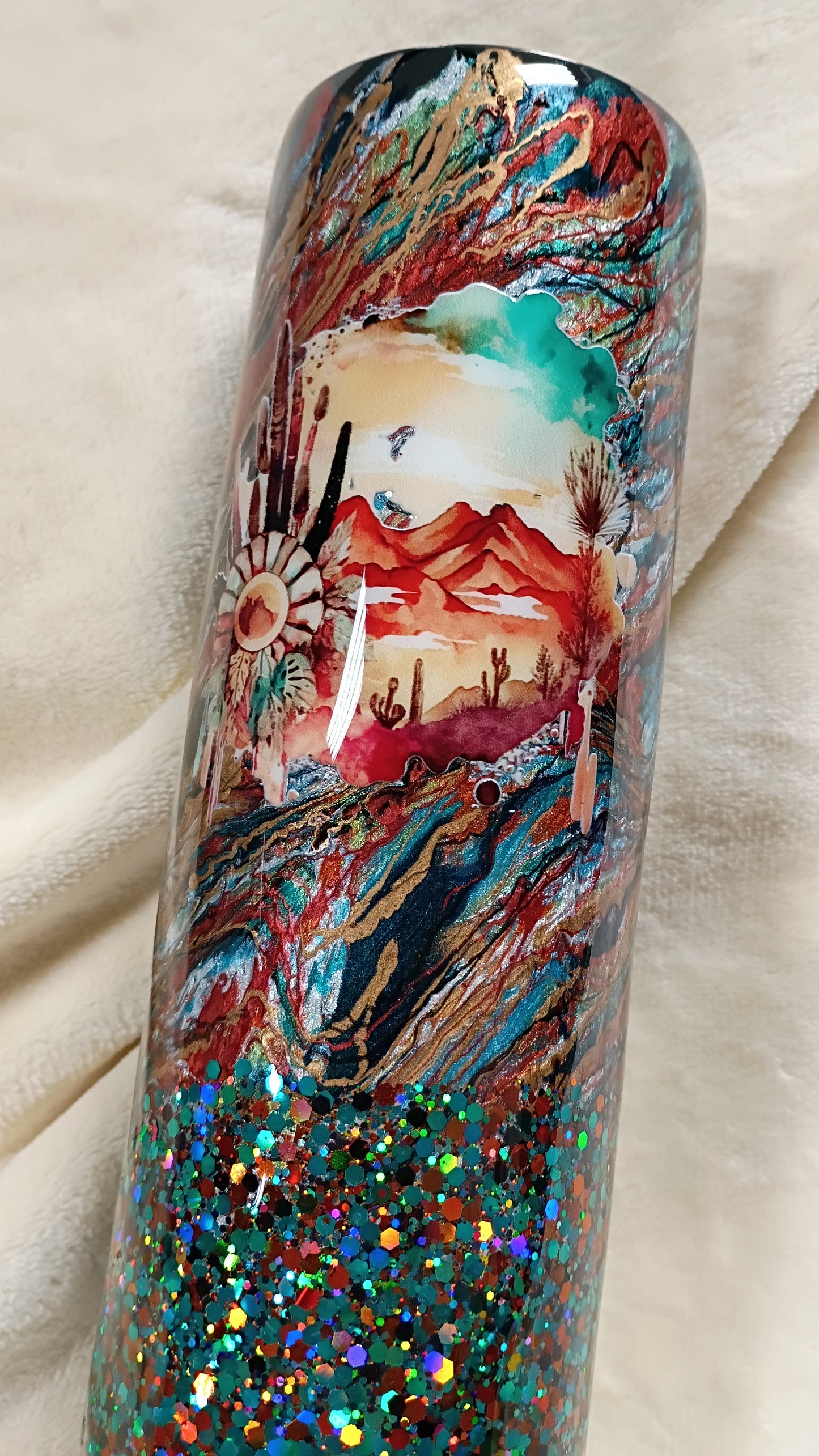 Desert Skies & Graffiti Grit – 30oz HOGG Western Tumbler