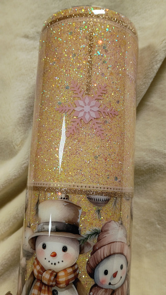 Frosted Sunshine Snowman – 30oz HOGG Tumbler