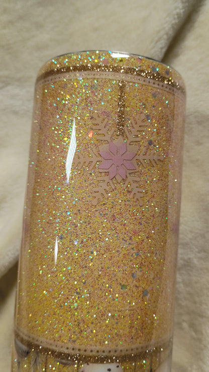 Frosted Sunshine Snowman – 30oz HOGG Tumbler