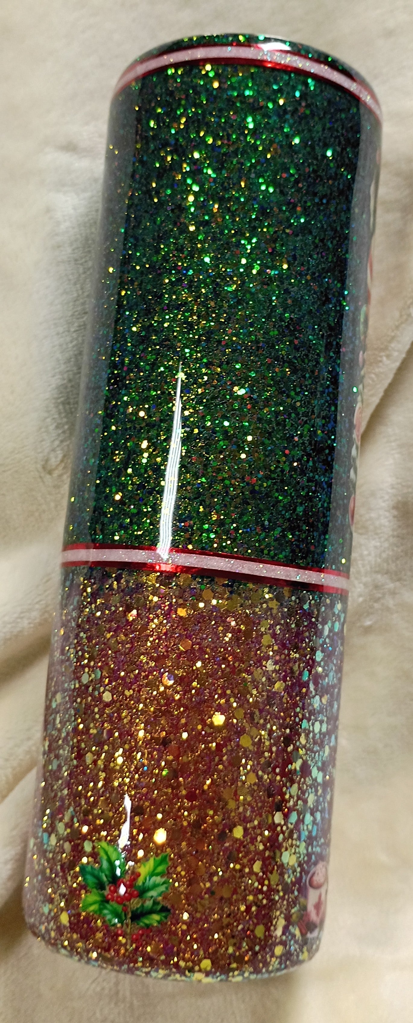 Candy Cane Lane Sparkle – 30oz HOGG Christmas Tumbler