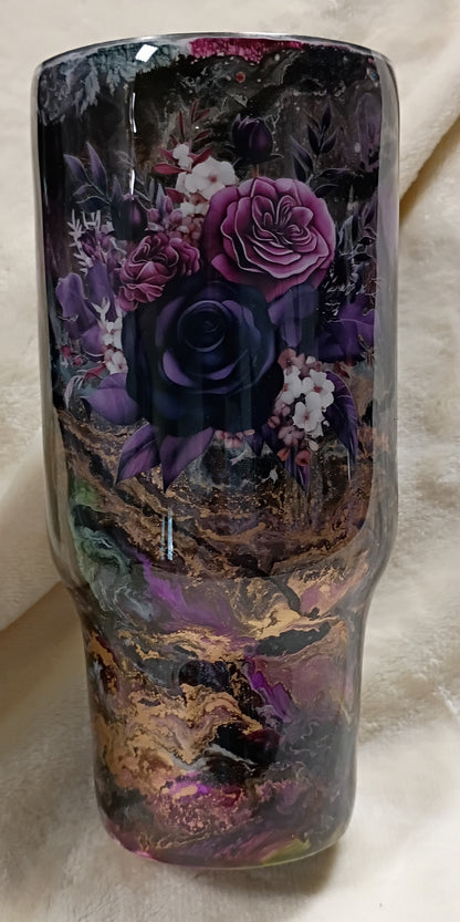 Plum Whispers” – 32 oz Tipsy Magnolia Traveler