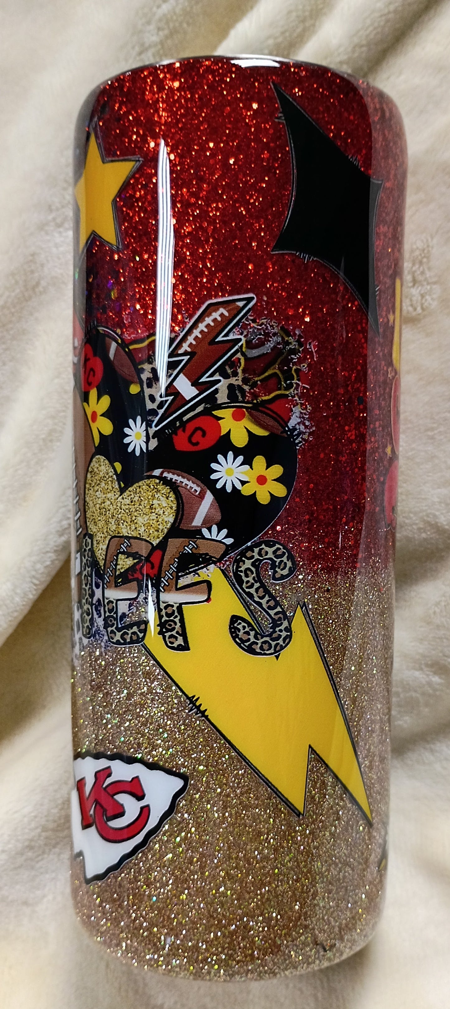 Chiefs Kingdom Sparkle – 30oz Fatty Hogg