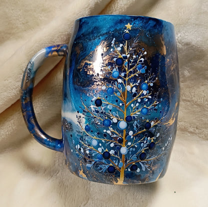 Frosted Holiday Glow – 14oz Hogg Coffee Mug