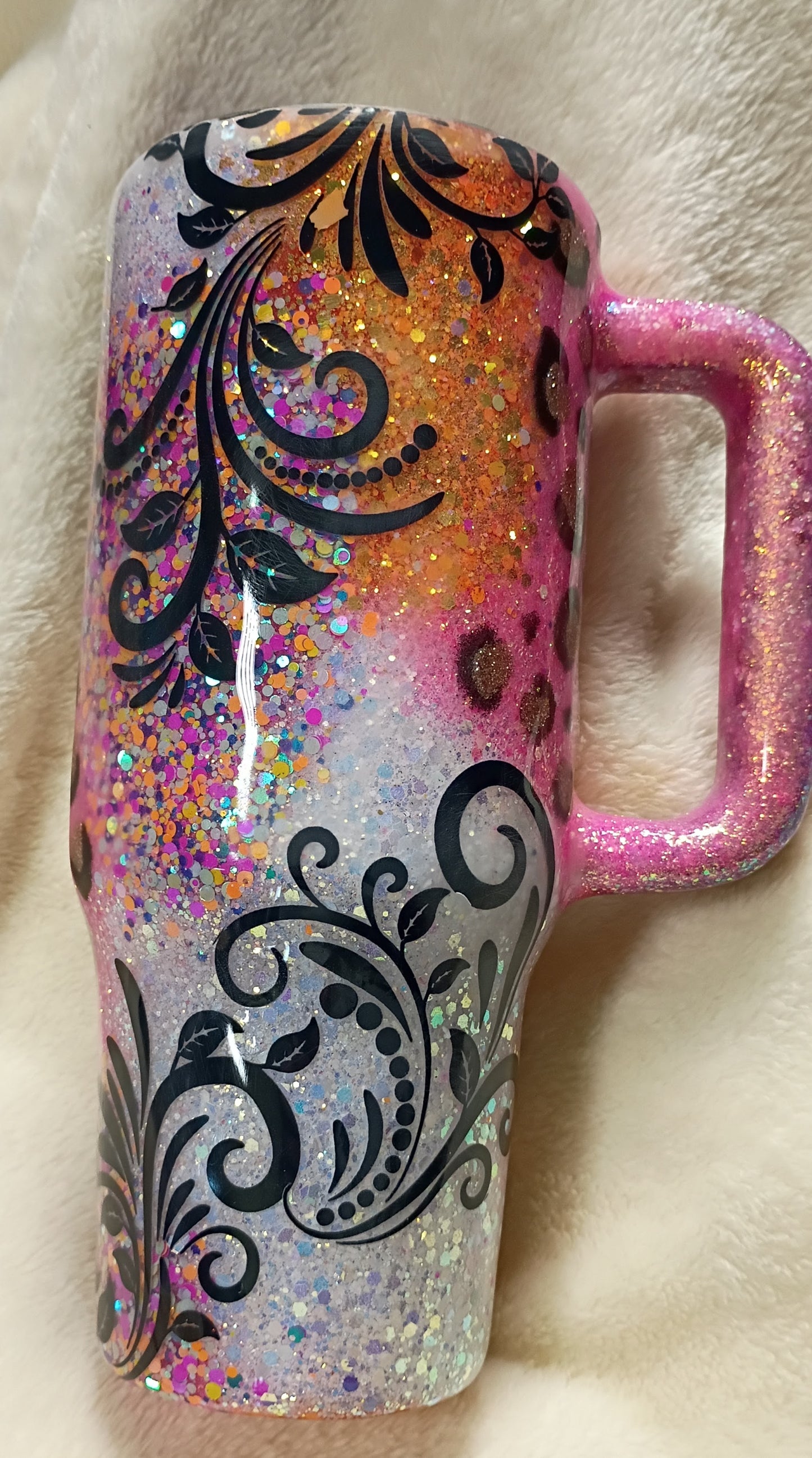 Radiant Faith Glam – 40 oz Big Swig Gawdy Technique Tumbler