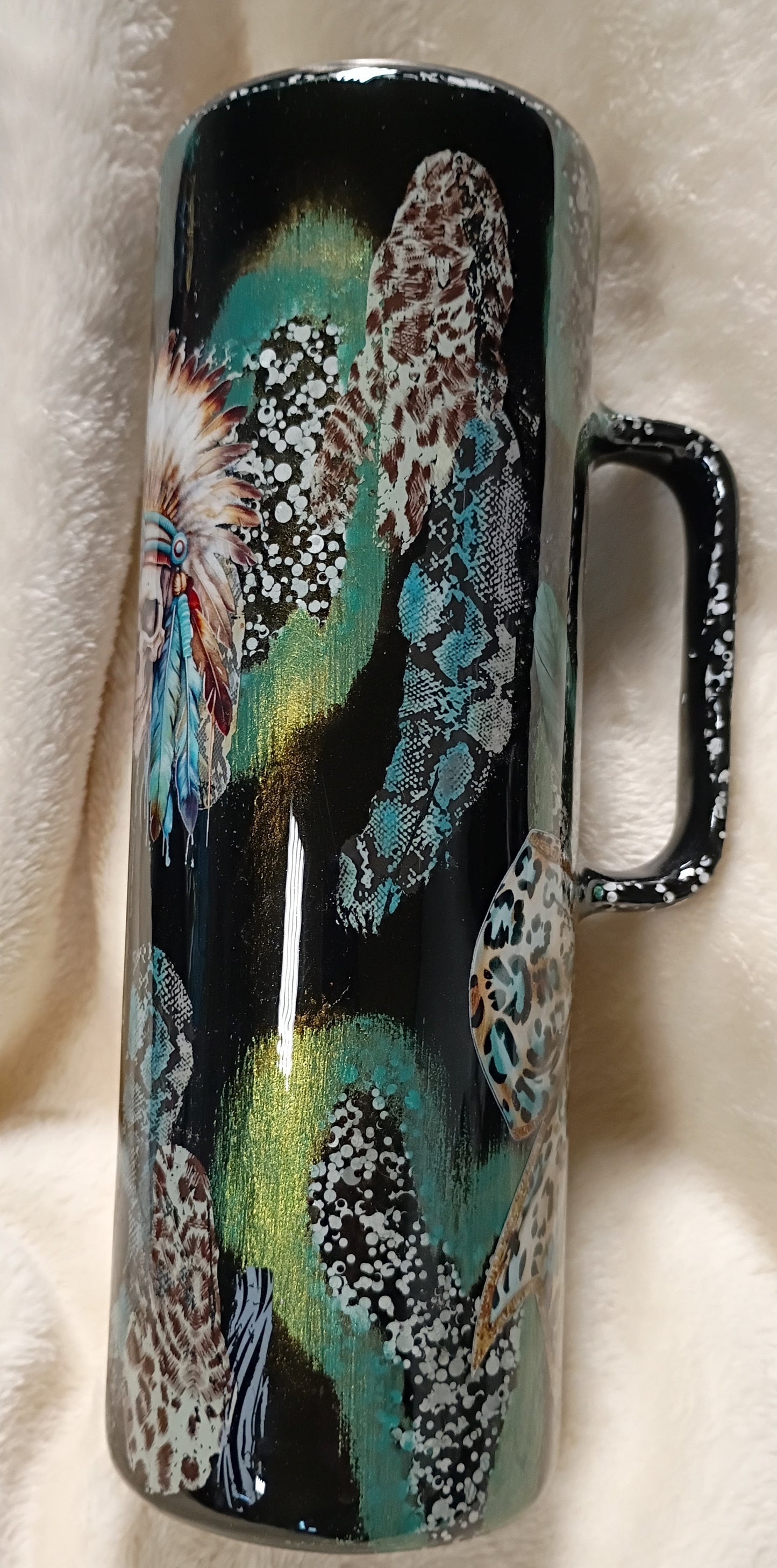Turquoise Reckoning – 30 oz Hoggdle Throwdown Tumbler