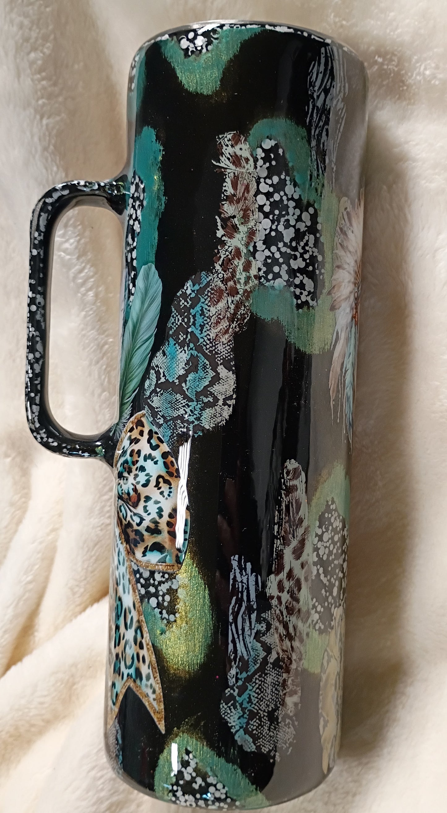 Turquoise Reckoning – 30 oz Hoggdle Throwdown Tumbler